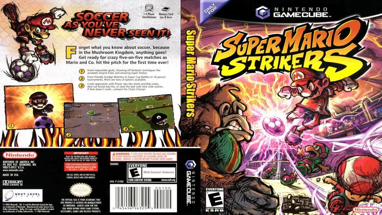 Super Mario Strikers Gamecube
